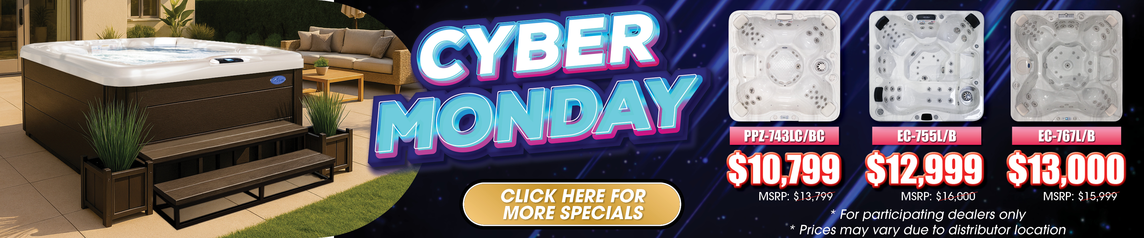 Calspas hot tub being used in a family setting - Novato