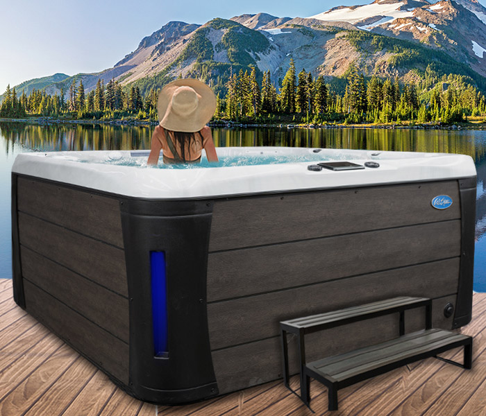 Calspas hot tub being used in a family setting - hot tubs spas for sale Novato